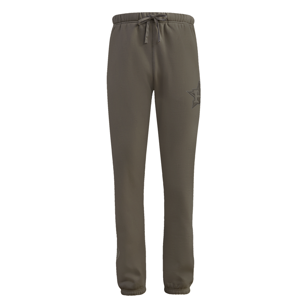 MLB HOUSTON ASTROS NEUTRAL PANTALON OUATÉ EN MOLLETON POUR HOMME (TAUPE FONCÉ)