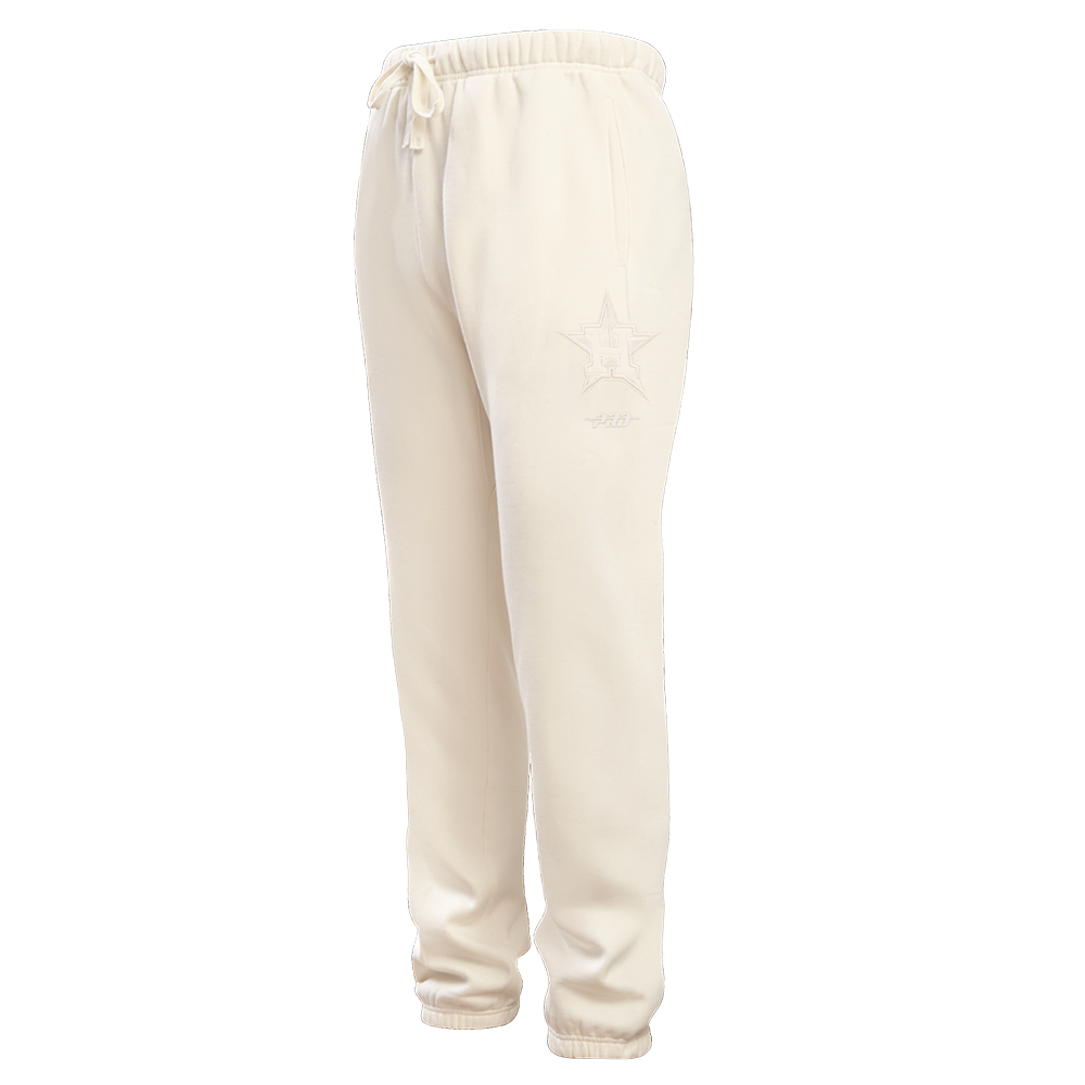 MLB HOUSTON ASTROS NEUTRAL MEN'S  FLC SWEATPANT (EGGSHELL)