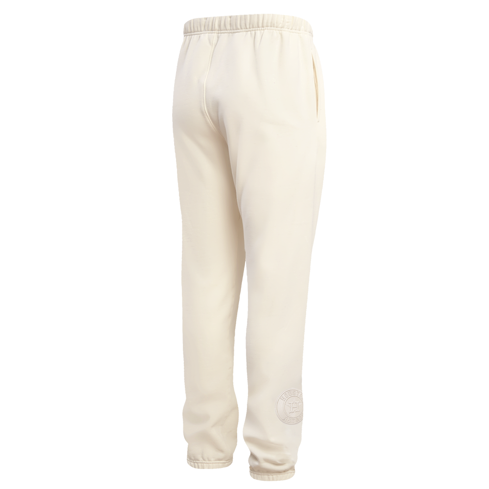 MLB HOUSTON ASTROS NEUTRAL MEN'S  FLC SWEATPANT (EGGSHELL)