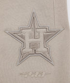 MLB HOUSTON ASTROS NEUTRAL MEN'S  FLC SWEATPANT (TAUPE)
