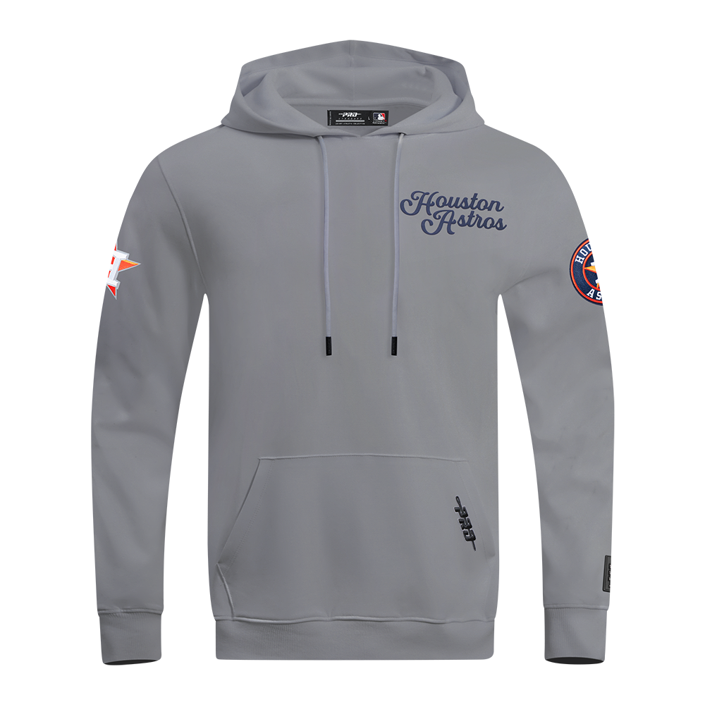 MLB HOUSTON ASTROS SOUVENIR MEN'S FLC PO HOODIE (GRAY)