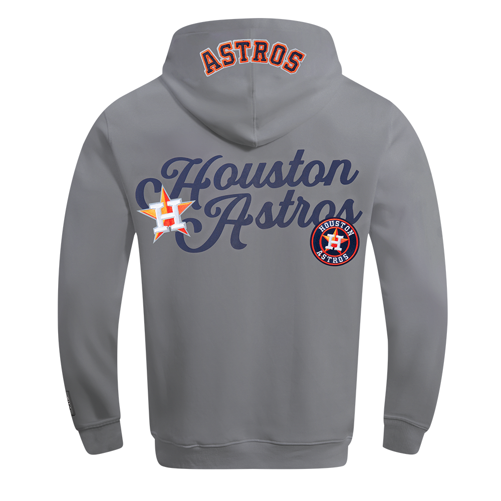 MLB HOUSTON ASTROS SOUVENIR MEN'S FLC PO HOODIE (GRAY)