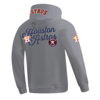 MLB HOUSTON ASTROS SOUVENIR MEN'S FLC PO HOODIE (GRAY)