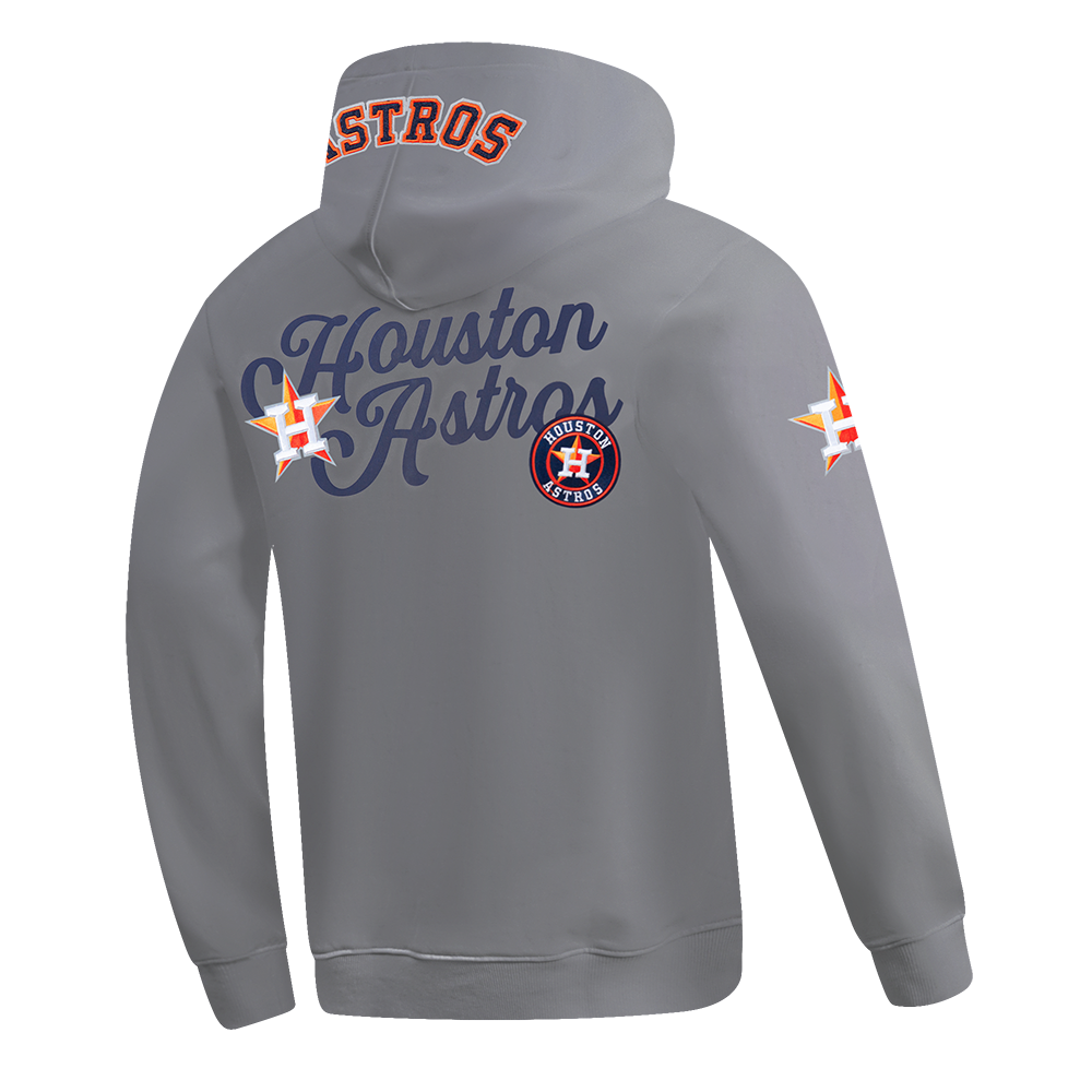 MLB HOUSTON ASTROS SOUVENIR MEN'S FLC PO HOODIE (GRAY)