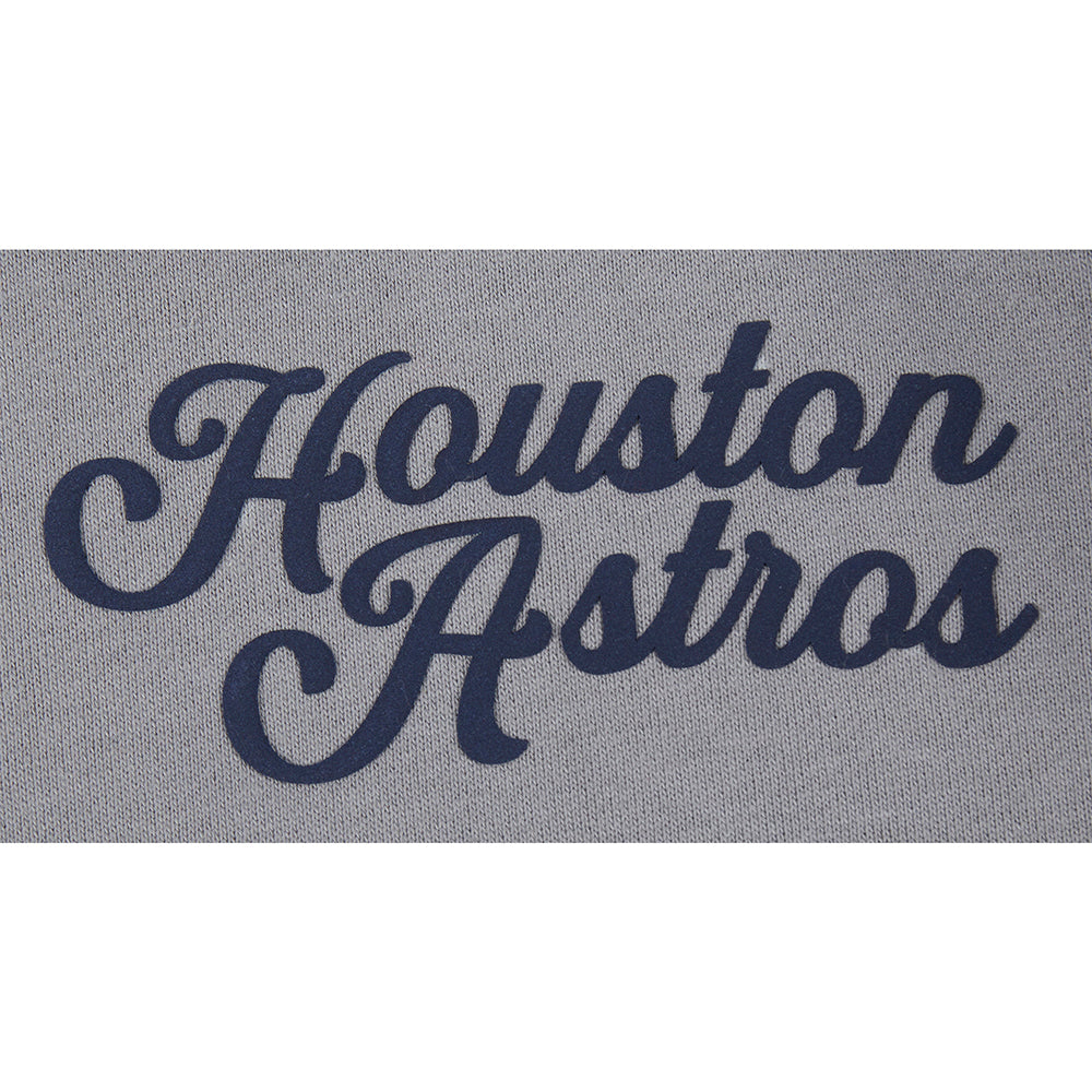 MLB HOUSTON ASTROS SOUVENIR MEN'S FLC PO HOODIE (GRAY)