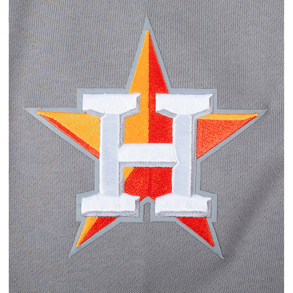 MLB HOUSTON ASTROS SOUVENIR MEN'S FLC PO HOODIE (GRAY)