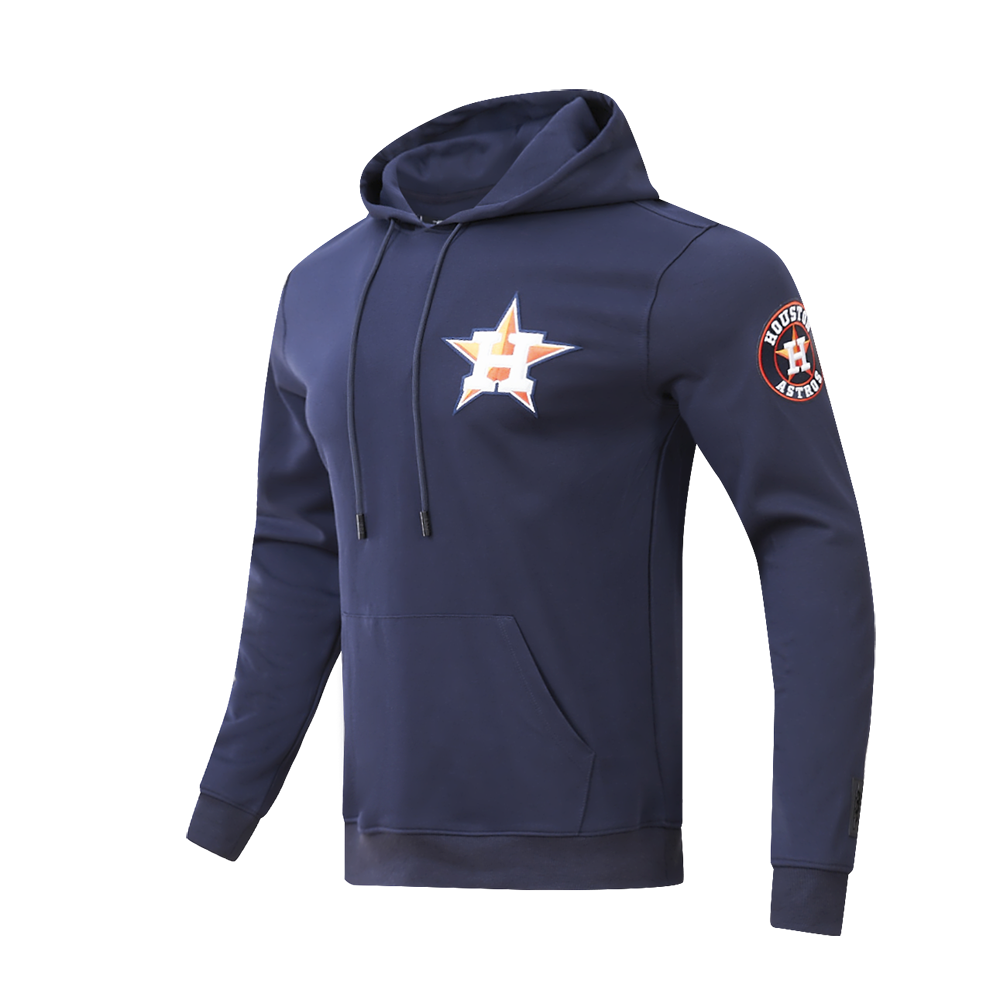 MLB HOUSTON ASTROS CLASSIC CHENILLE MEN'S PULLOVER HOODIE (MIDNIGHT NAVY)