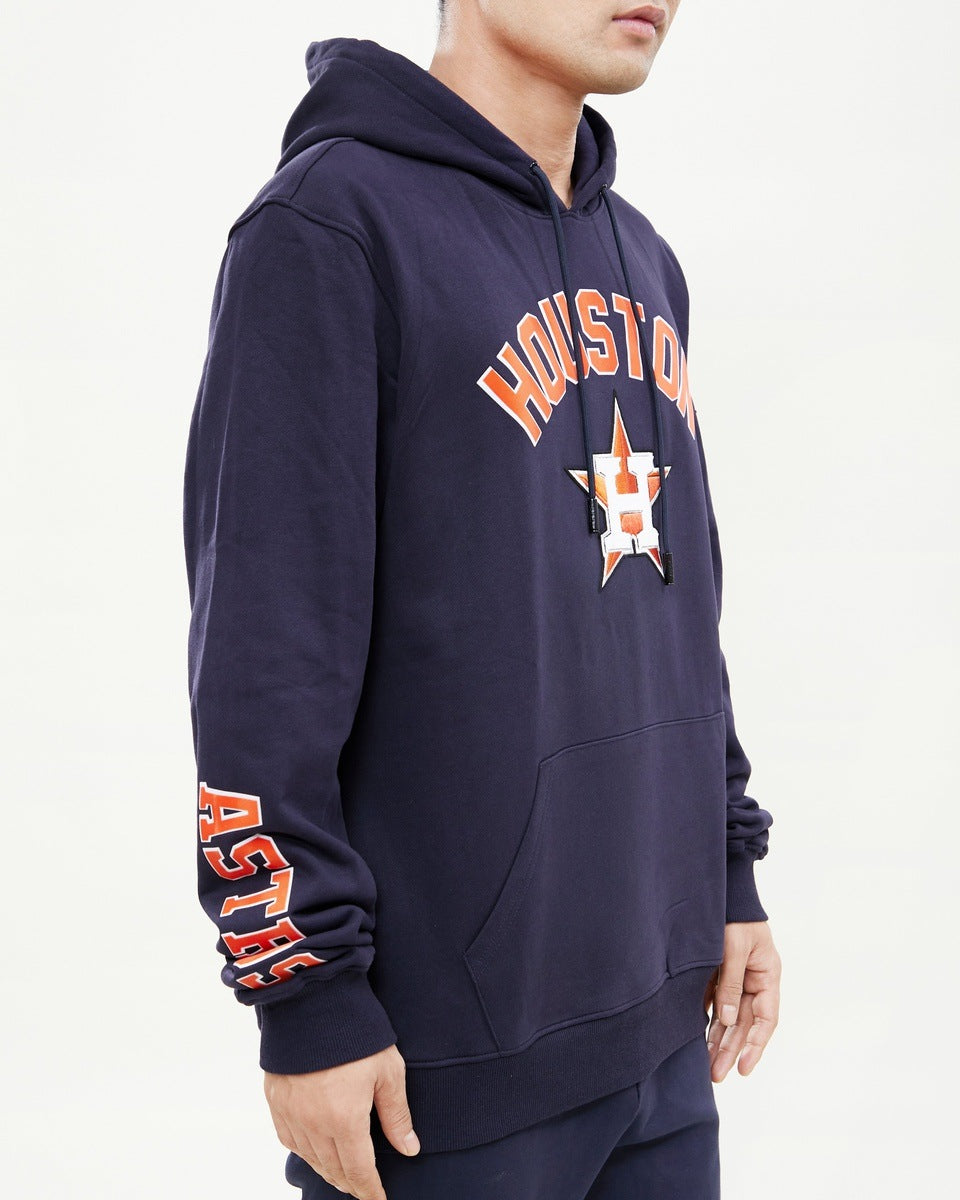 MLB HOUSTON ASTROS CLASSIC MEN'S PULLOVER HOODIE (MIDNIGHT NAVY)