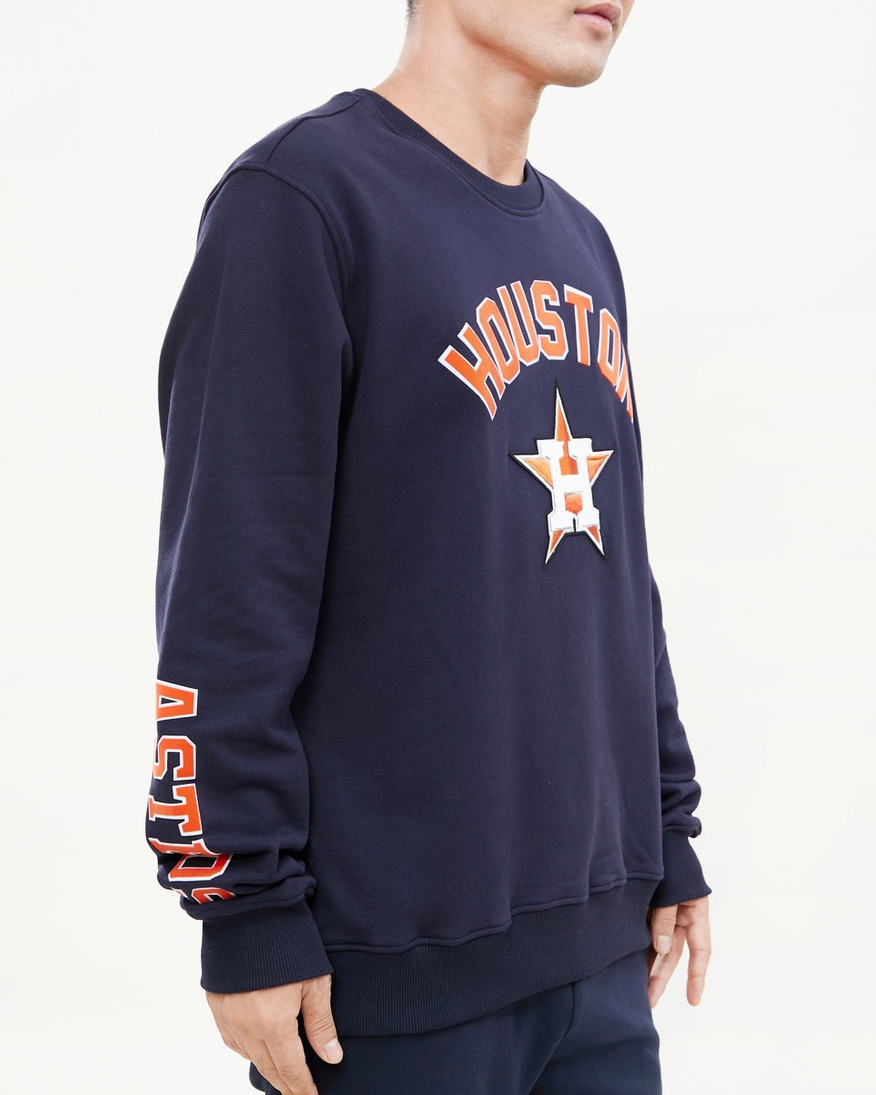 MLB HOUSTON ASTROS CLASSIC MEN'S CREWNECK (MIDNIGHT NAVY)