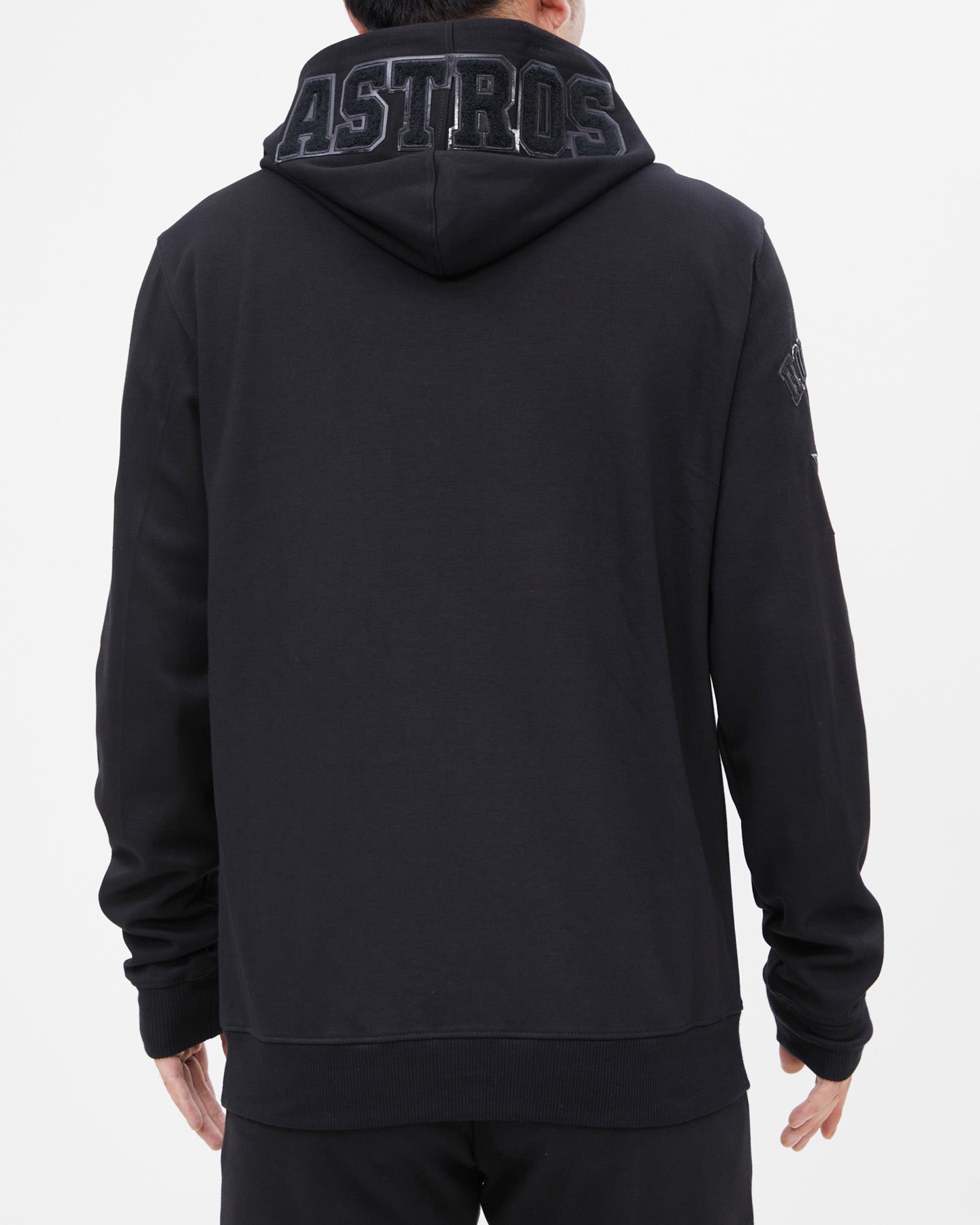 MLB HOUSTON ASTROS TRIPLE BLACK FULL ZIP HOODIE  (TRIPLE BLACK)