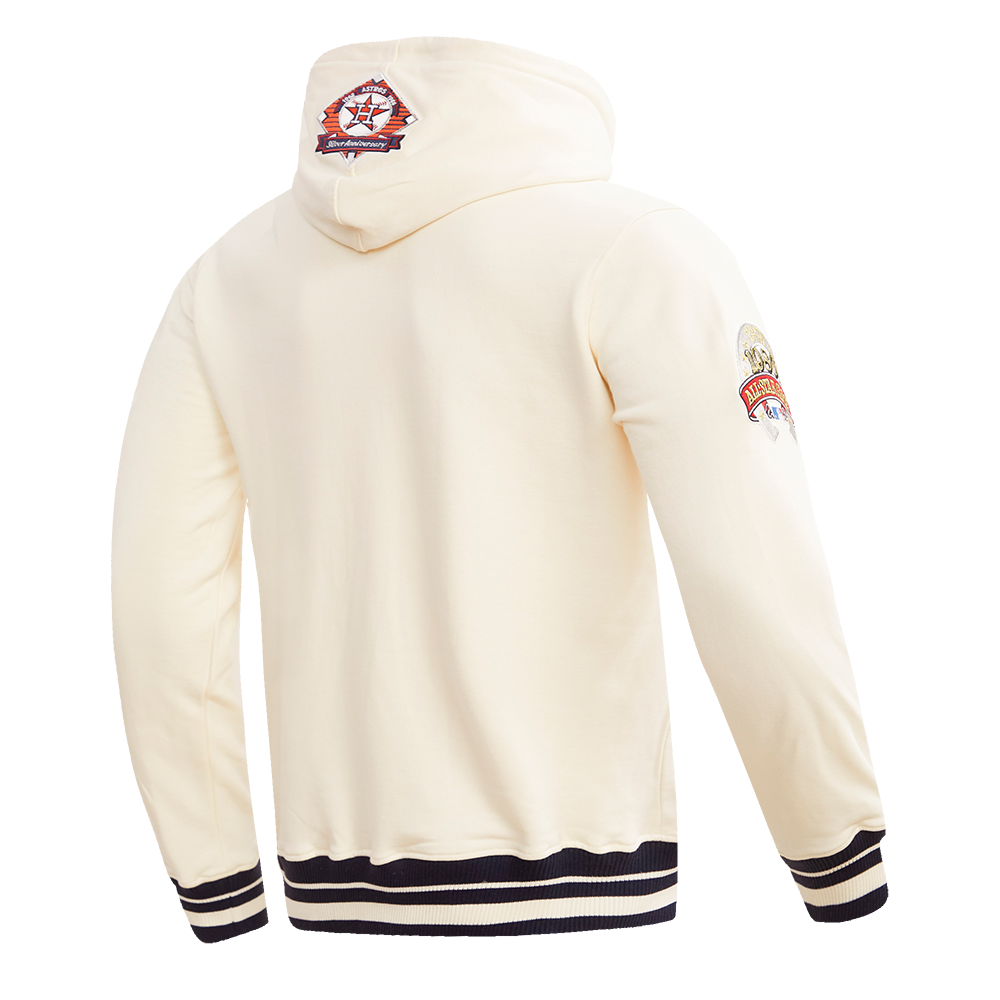 MLB HOUSTON ASTROS RETRO CLASSIC CHANDAIL À CAPUCHON POUR HOMME (COQUILLE D'ŒUF/MARINE MINUIT)