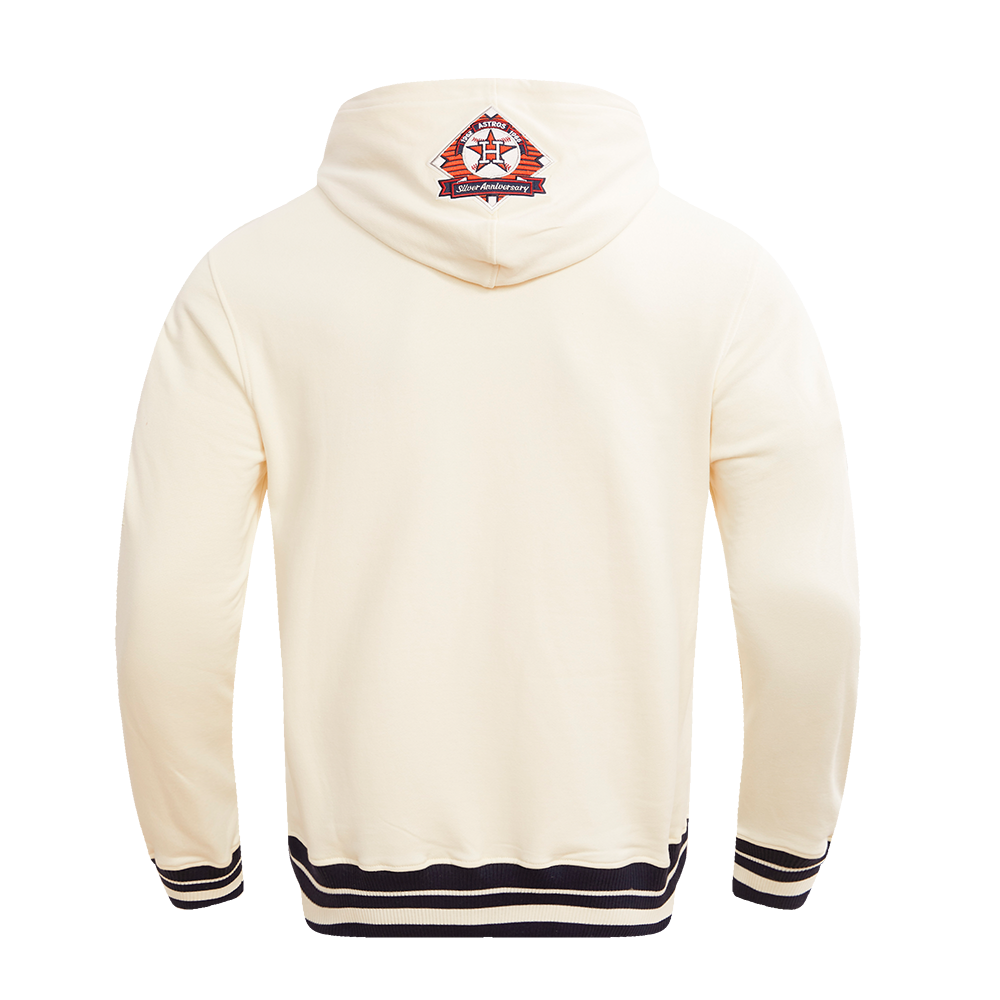 MLB HOUSTON ASTROS RETRO CLASSIC CHANDAIL À CAPUCHON POUR HOMME (COQUILLE D'ŒUF/MARINE MINUIT)