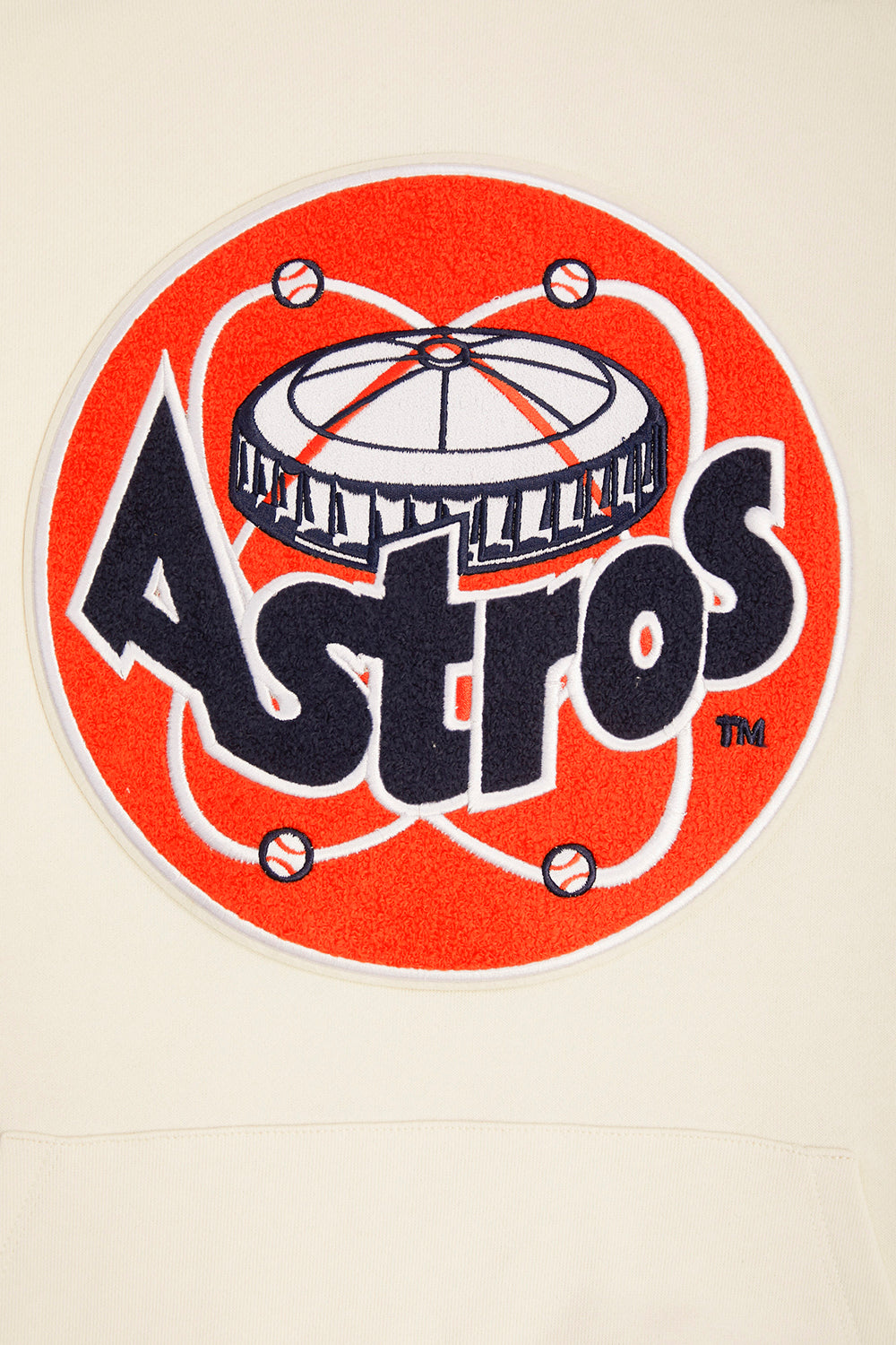 MLB HOUSTON ASTROS RETRO CLASSIC CHANDAIL À CAPUCHON POUR HOMME (COQUILLE D'ŒUF/MARINE MINUIT)