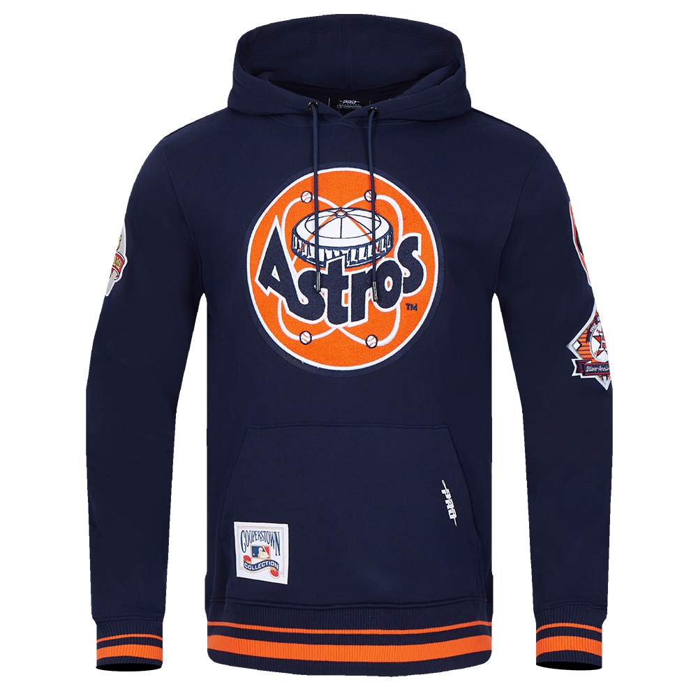 MLB HOUSTON ASTROS RETRO CLASSIC CHANDAIL À CAPUCHON POUR HOMME (MARINE MINUIT/ORANGE/MARINE MINUIT)