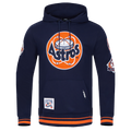 MLB HOUSTON ASTROS RETRO CLASSIC CHANDAIL À CAPUCHON POUR HOMME (MARINE MINUIT/ORANGE/MARINE MINUIT)