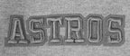 MLB HOUSTON ASTROS NEUTRAL MEN'S  DROP SHOULDER FLC PO HOODIE (DARK HEATHER GRAY)