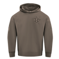MLB HOUSTON ASTROS NEUTRAL MEN'S  DROP SHOULDER FLC PO HOODIE (DARK TAUPE)