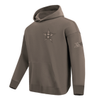 MLB HOUSTON ASTROS NEUTRAL MEN'S  DROP SHOULDER FLC PO HOODIE (DARK TAUPE)
