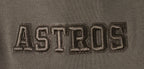 MLB HOUSTON ASTROS NEUTRAL MEN'S  DROP SHOULDER FLC PO HOODIE (DARK TAUPE)