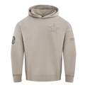 MLB HOUSTON ASTROS NEUTRAL MEN'S  DROP SHOULDER FLC PO HOODIE (TAUPE)