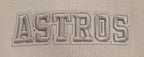 MLB HOUSTON ASTROS NEUTRAL MEN'S  DROP SHOULDER FLC PO HOODIE (TAUPE)