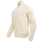 MLB HOUSTON ASTROS NEUTRAL MEN'S  TWILL JACKET (EGGSHELL)