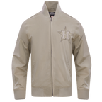 MLB HOUSTON ASTROS NEUTRAL MEN'S  TWILL JACKET (TAUPE)