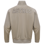 MLB HOUSTON ASTROS NEUTRAL MEN'S  TWILL JACKET (TAUPE)