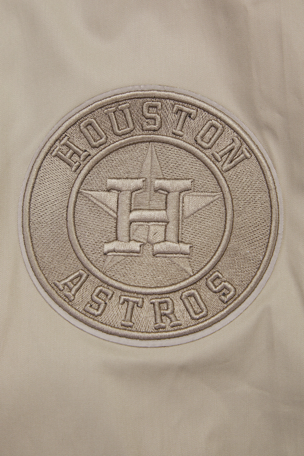 MLB HOUSTON ASTROS NEUTRAL MEN'S  TWILL JACKET (TAUPE)