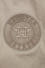 MLB HOUSTON ASTROS NEUTRAL MEN'S  TWILL JACKET (TAUPE)