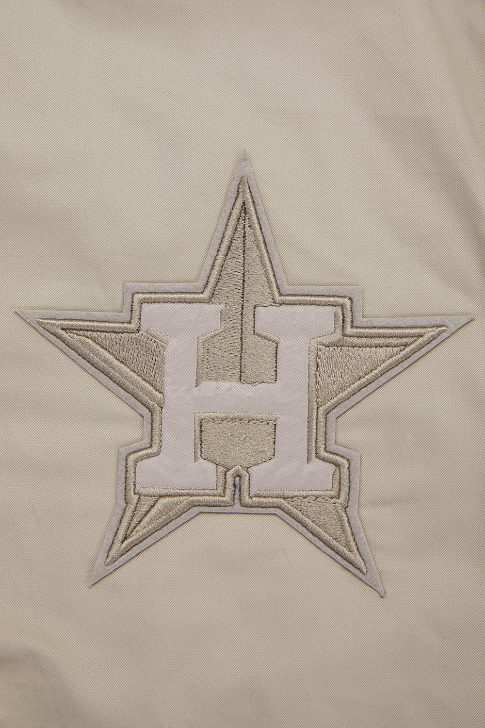 MLB HOUSTON ASTROS NEUTRAL MEN'S  TWILL JACKET (TAUPE)