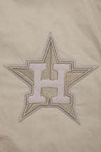 MLB HOUSTON ASTROS NEUTRAL MEN'S  TWILL JACKET (TAUPE)