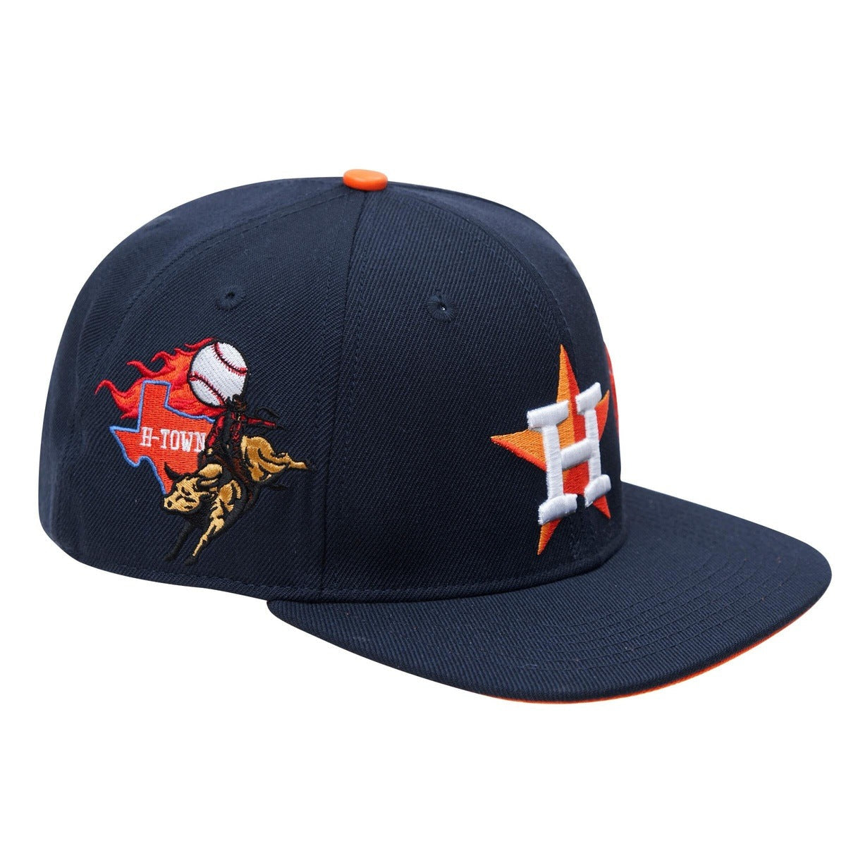 MLB HOUSTON ASTROS HOMETOWN WOOL UNISEX SNAPBACK (MIDNIGHT NAVY)