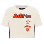 MLB HOUSTON ASTROS RETRO CLASSIC HAUT À COUPE CARRÉE POUR FEMME (COQUILLE D'ŒUF)