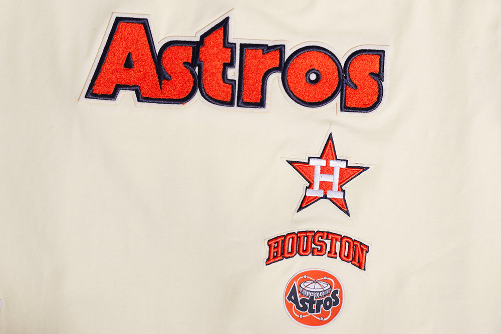 MLB HOUSTON ASTROS RETRO CLASSIC HAUT À COUPE CARRÉE POUR FEMME (COQUILLE D'ŒUF)