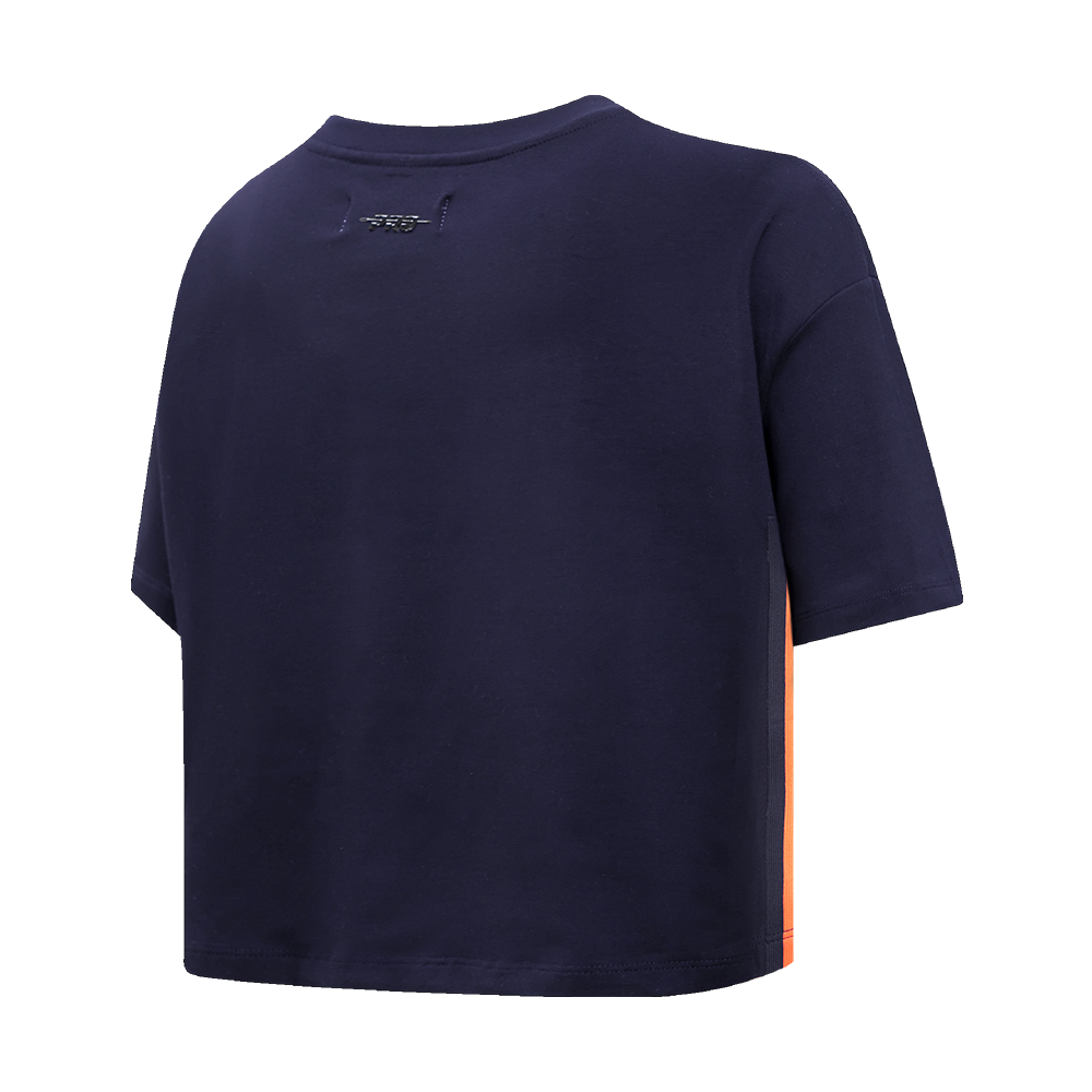 MLB HOUSTON ASTROS RETRO CLASSIC HAUT À COUPE CARRÉE POUR FEMME (MARINE MINUIT)