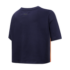 MLB HOUSTON ASTROS RETRO CLASSIC HAUT À COUPE CARRÉE POUR FEMME (MARINE MINUIT)