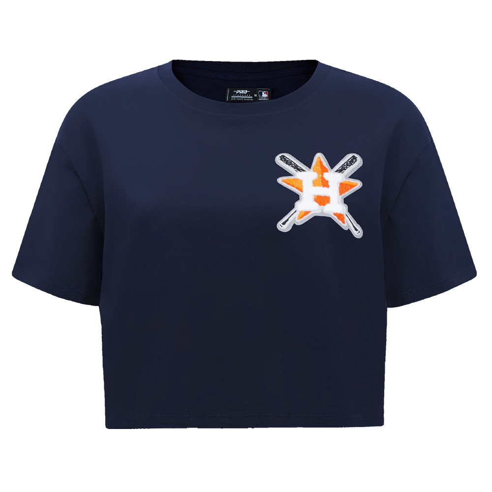 MLB HOUSTON ASTROS HAUT MASHUP À COUPE CARRÉE POUR FEMME (MARINE MINUIT)