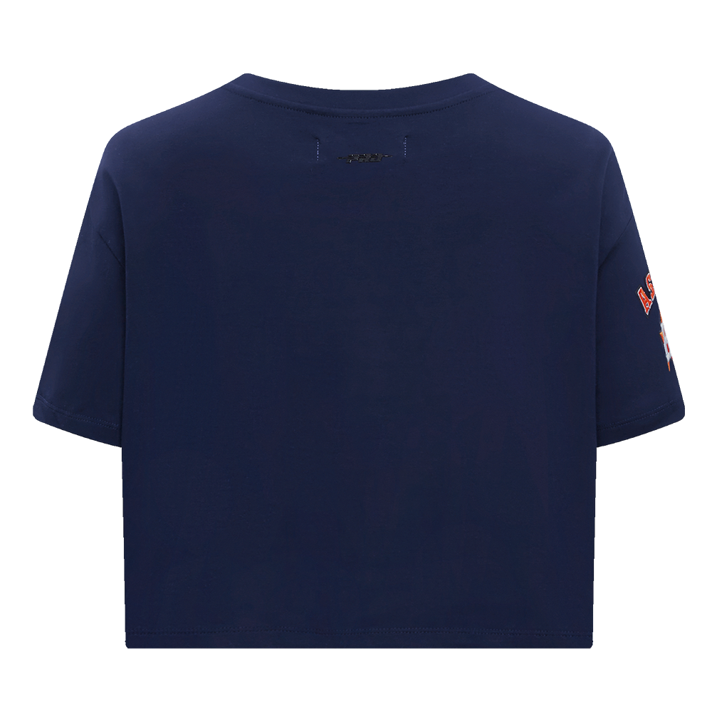 MLB HOUSTON ASTROS HAUT MASHUP À COUPE CARRÉE POUR FEMME (MARINE MINUIT)