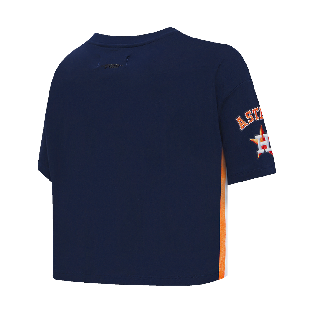 MLB HOUSTON ASTROS HAUT MASHUP À COUPE CARRÉE POUR FEMME (MARINE MINUIT)