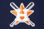MLB HOUSTON ASTROS HAUT MASHUP À COUPE CARRÉE POUR FEMME (MARINE MINUIT)