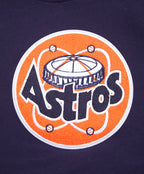 MLB HOUSTON ASTROS RETRO CLASSIC CHANDAIL À CAPUCHON COURT POUR FEMME (MARINE MINUIT/ORANGE/MARINE MINUIT)