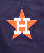 MLB HOUSTON ASTROS RETRO CLASSIC CHANDAIL À CAPUCHON COURT POUR FEMME (MARINE MINUIT/ORANGE/MARINE MINUIT)
