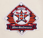 MLB HOUSTON ASTROS RETRO CLASSIC CHANDAIL À COL ROND EN MOLLETON POUR FEMME (COQUILLE D'ŒUF/MARINE MINUIT)
