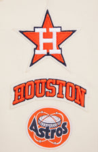 MLB HOUSTON ASTROS RETRO CLASSIC CHANDAIL À COL ROND EN MOLLETON POUR FEMME (COQUILLE D'ŒUF/MARINE MINUIT)
