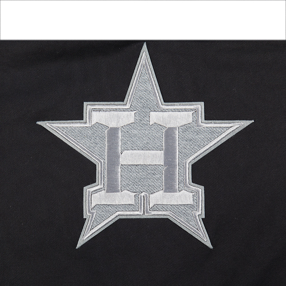 MLB HOUSTON ASTROS REVERSE FRENCH TERRY CHANDAIL À COL ROND EN MOLLETON POUR FEMME (NOIR)