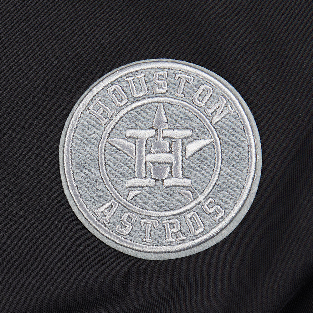 MLB HOUSTON ASTROS REVERSE FRENCH TERRY CHANDAIL À COL ROND EN MOLLETON POUR FEMME (NOIR)
