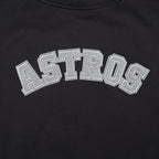 MLB HOUSTON ASTROS REVERSE FRENCH TERRY CHANDAIL À COL ROND EN MOLLETON POUR FEMME (NOIR)