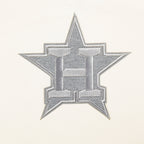 MLB HOUSTON ASTROS REVERSE FRENCH TERRY CHANDAIL À COL ROND EN MOLLETON POUR FEMME (COQUILLE D'ŒUF)
