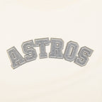 MLB HOUSTON ASTROS REVERSE FRENCH TERRY CHANDAIL À COL ROND EN MOLLETON POUR FEMME (COQUILLE D'ŒUF)